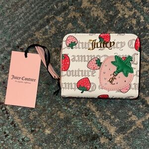 Juicy Couture Strawberry Pattern Wallet